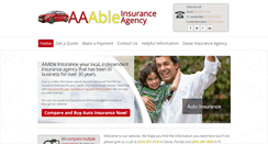 Desktop Screenshot of aaableinsuranceagency.com