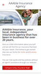 Mobile Screenshot of aaableinsuranceagency.com